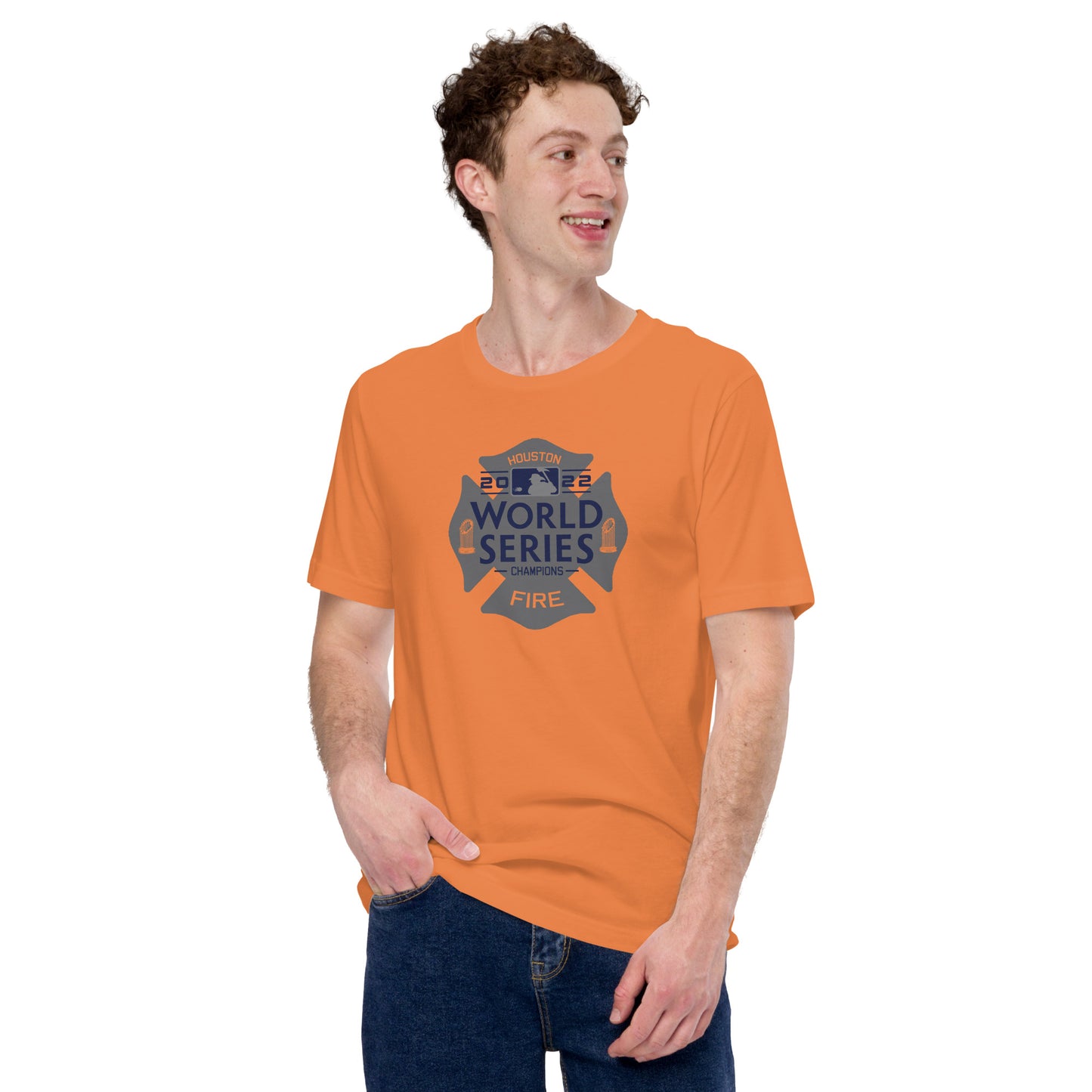 HFD WORLD SERIES THEMED HOUSTON FIRE Unisex t-shirt