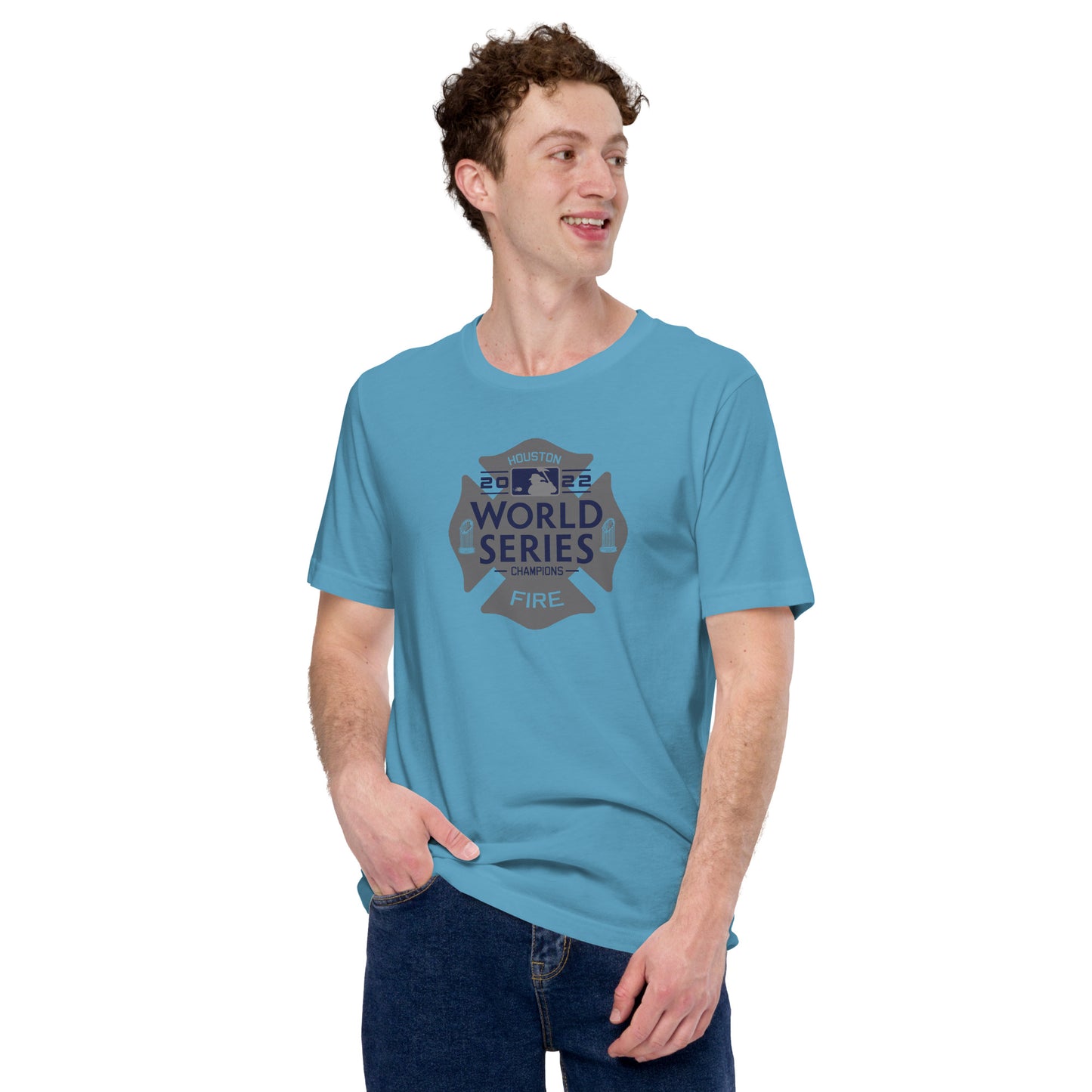 HFD WORLD SERIES THEMED HOUSTON FIRE Unisex t-shirt