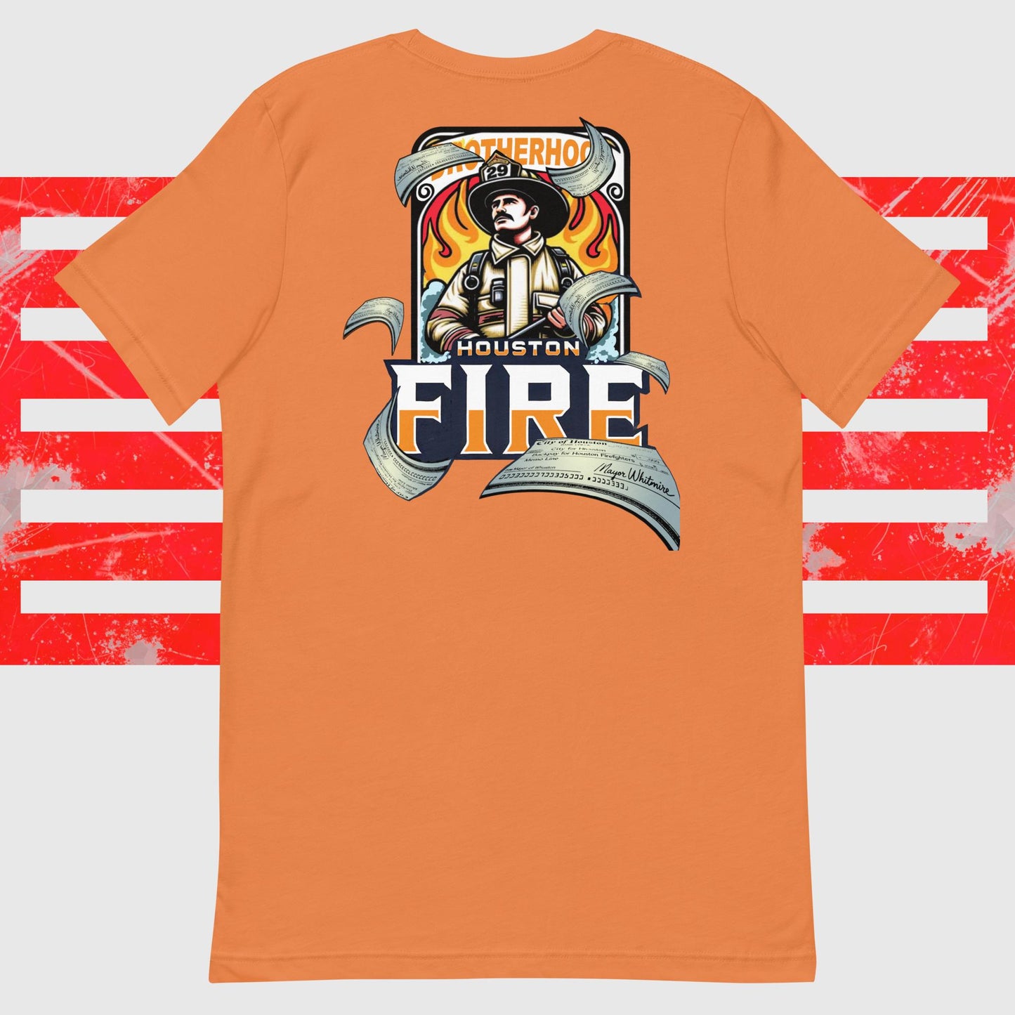 2024 HOUSTON FIREFIGHTER BACKPAY CHECK SHIRT