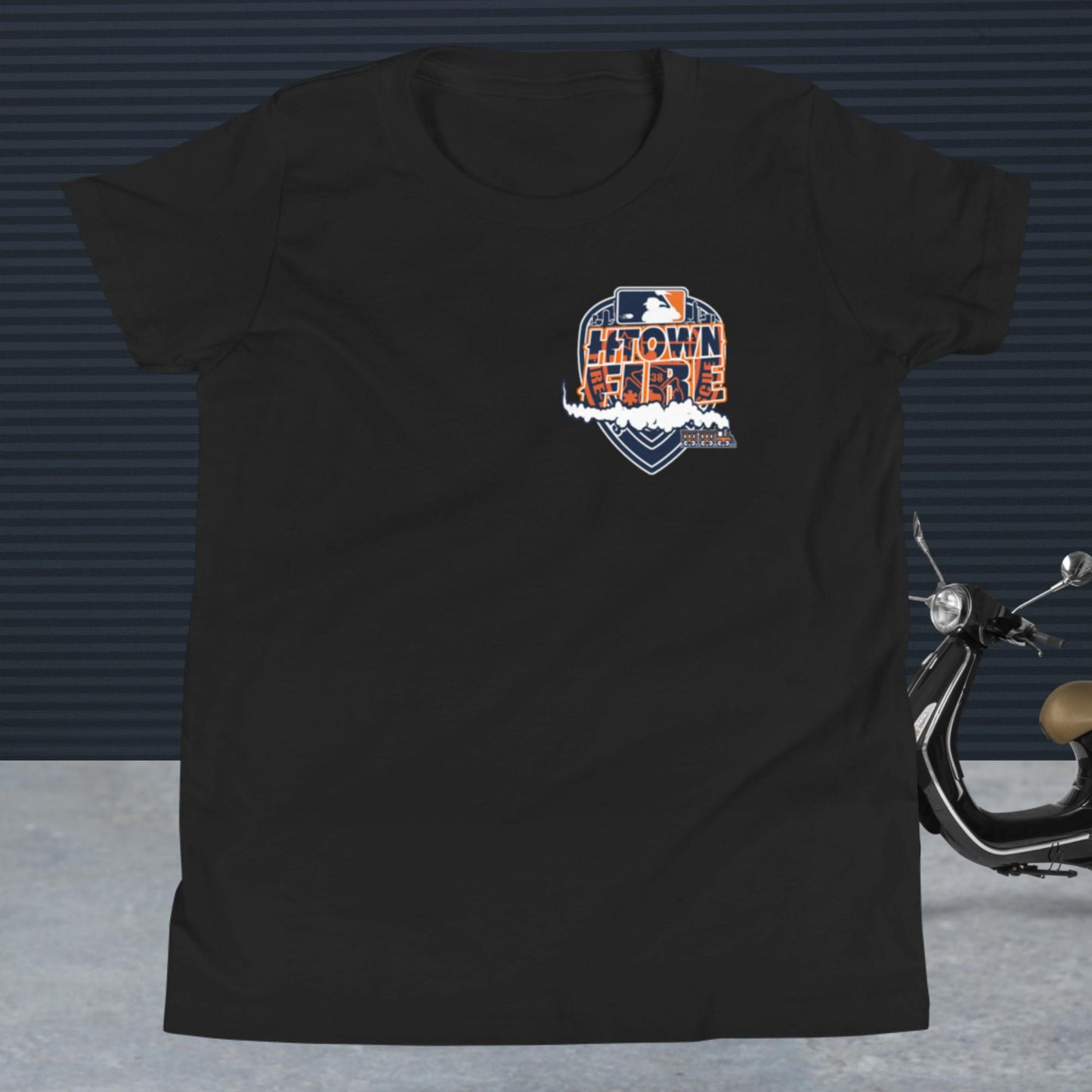 HTOWN FIRE MADE , ASTROS THEMED Youth Short Sleeve T-Shirt