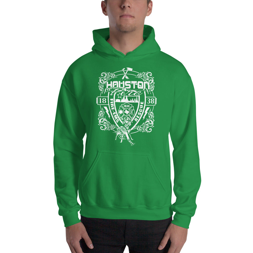 HOUSTON FIRE SHIELD UNISEX HOODIE