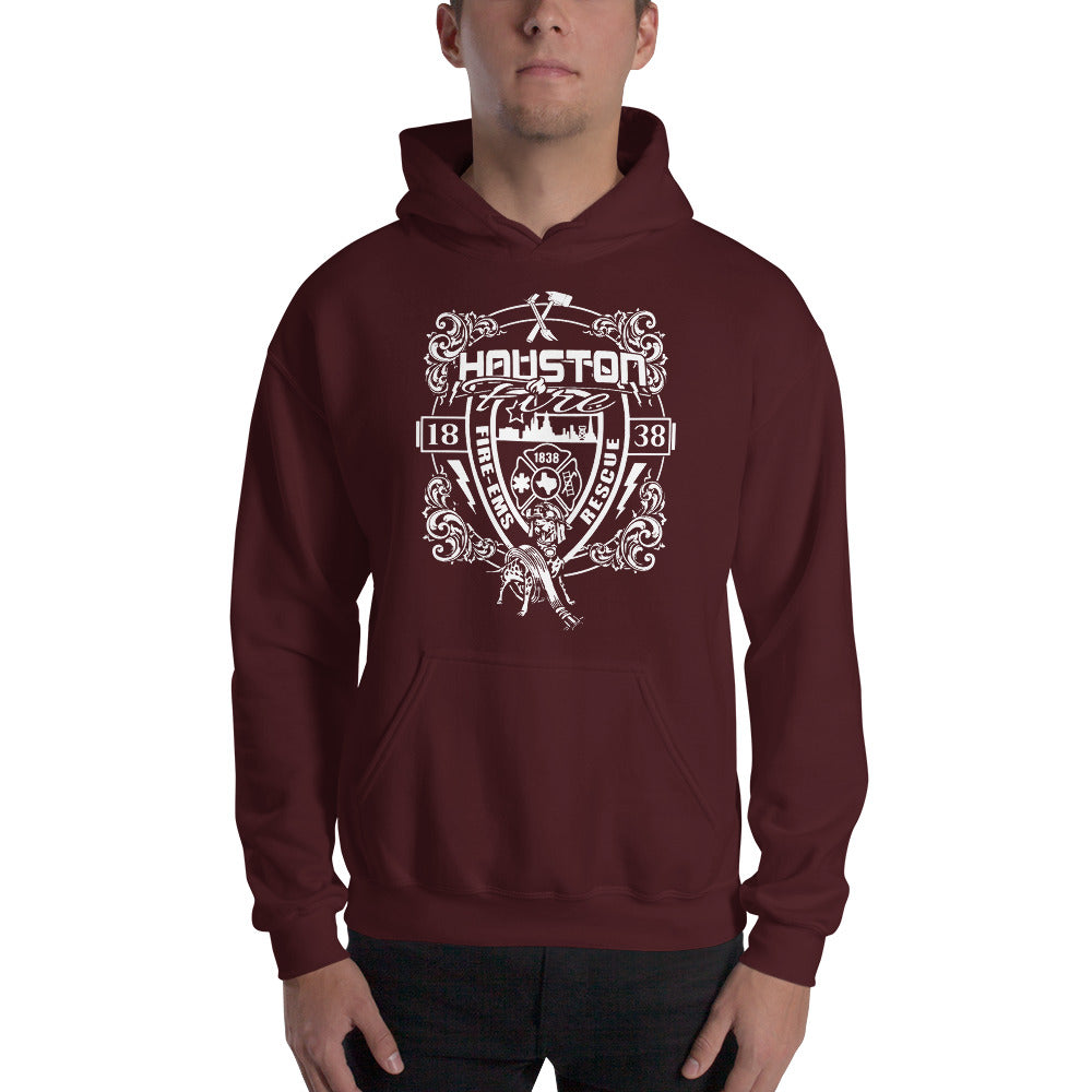 HOUSTON FIRE SHIELD UNISEX HOODIE