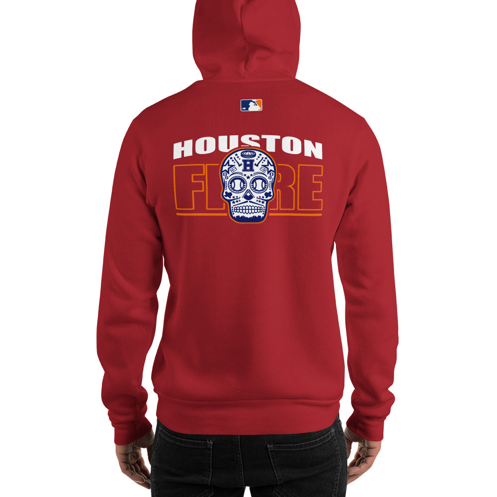 SUGAR SKULL HOUSTON FIRE Unisex Hoodie