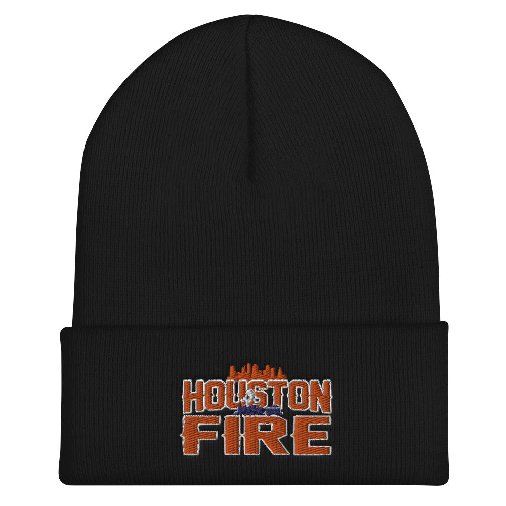 ASTROS THEMED HOUSTON FIRE BEANIE