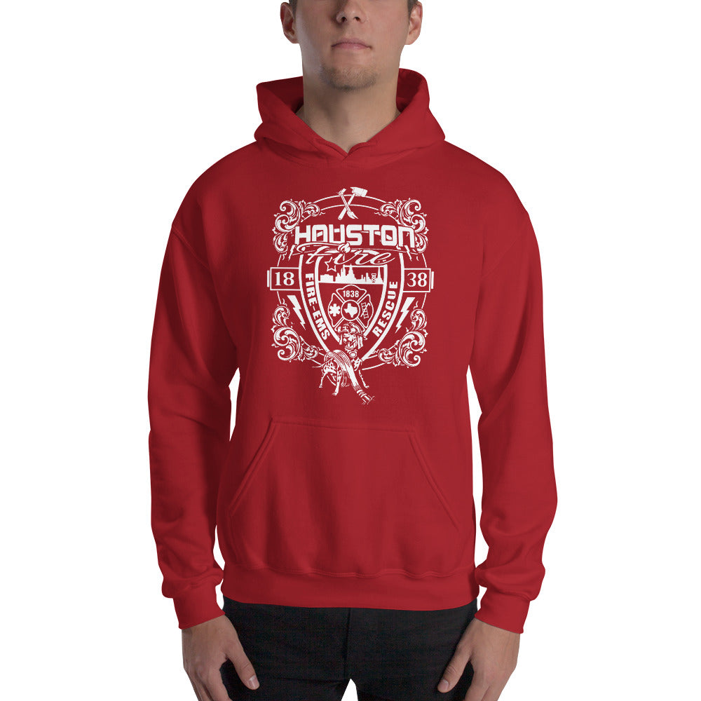 HOUSTON FIRE SHIELD UNISEX HOODIE