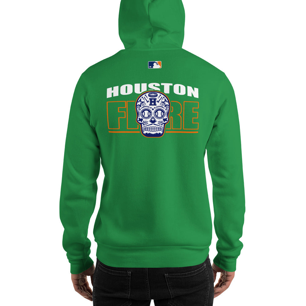 SUGAR SKULL HOUSTON FIRE Unisex Hoodie