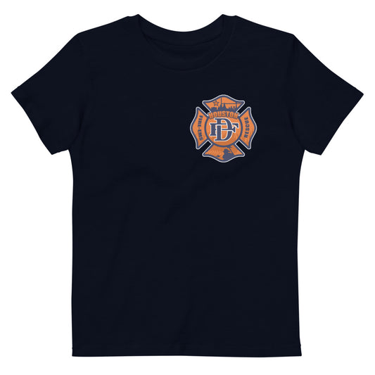 HFD HOUSTON FIRE ASTRO HYDRAULIC PUMP OPS SHIRTOrganic cotton kids t-shirt