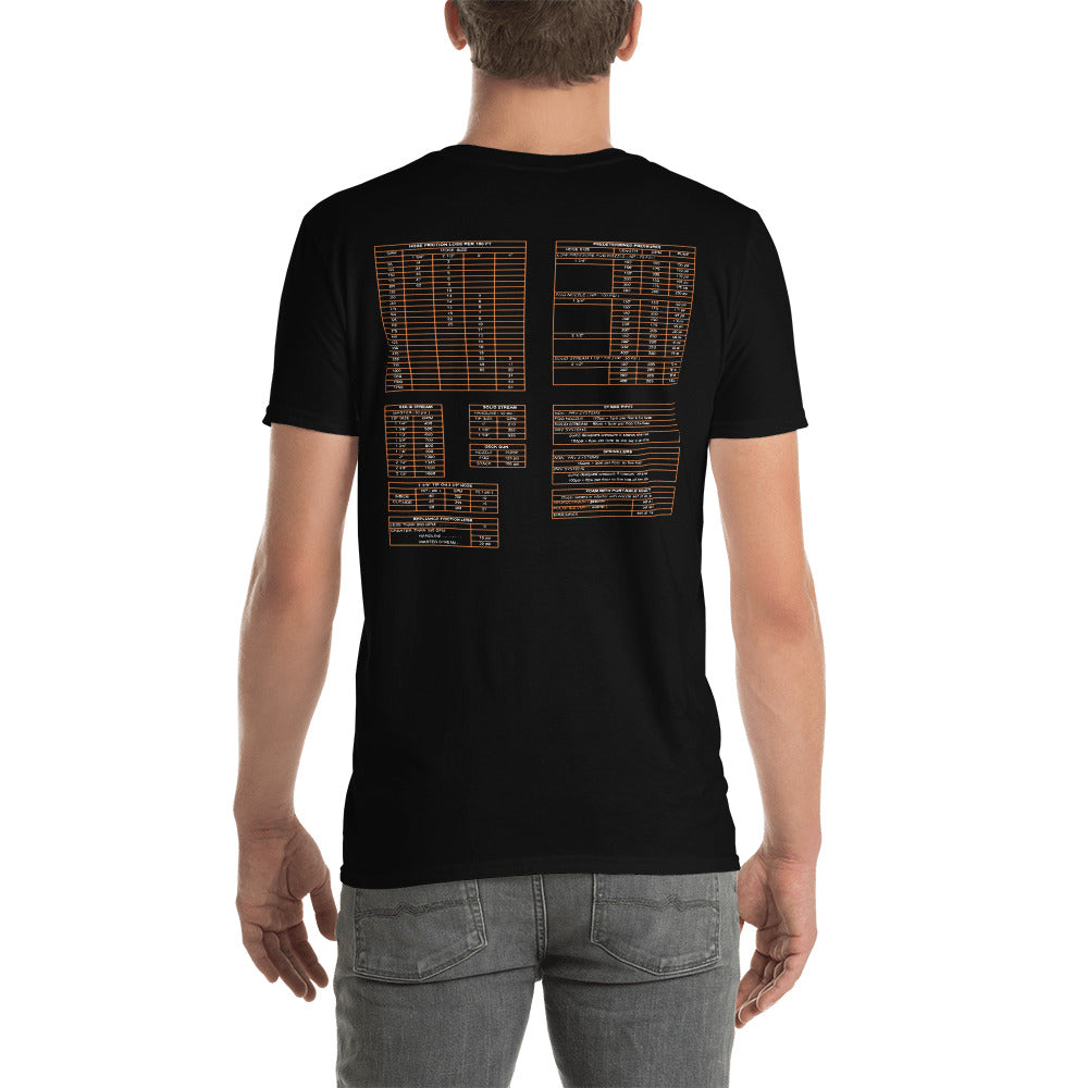 ASTRO THEMED HFD PUMP HYDRAULIC CHART SHIRT Short-Sleeve Unisex T-Shirt