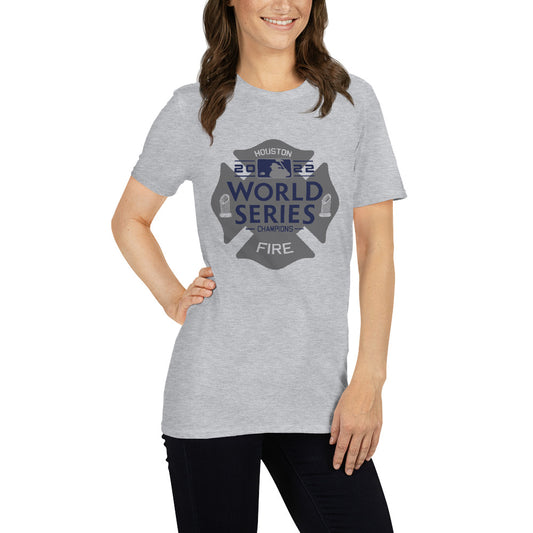 HFD WORLD SERIES THEMED HOUSTON FIRE Short-Sleeve Unisex T-Shirt