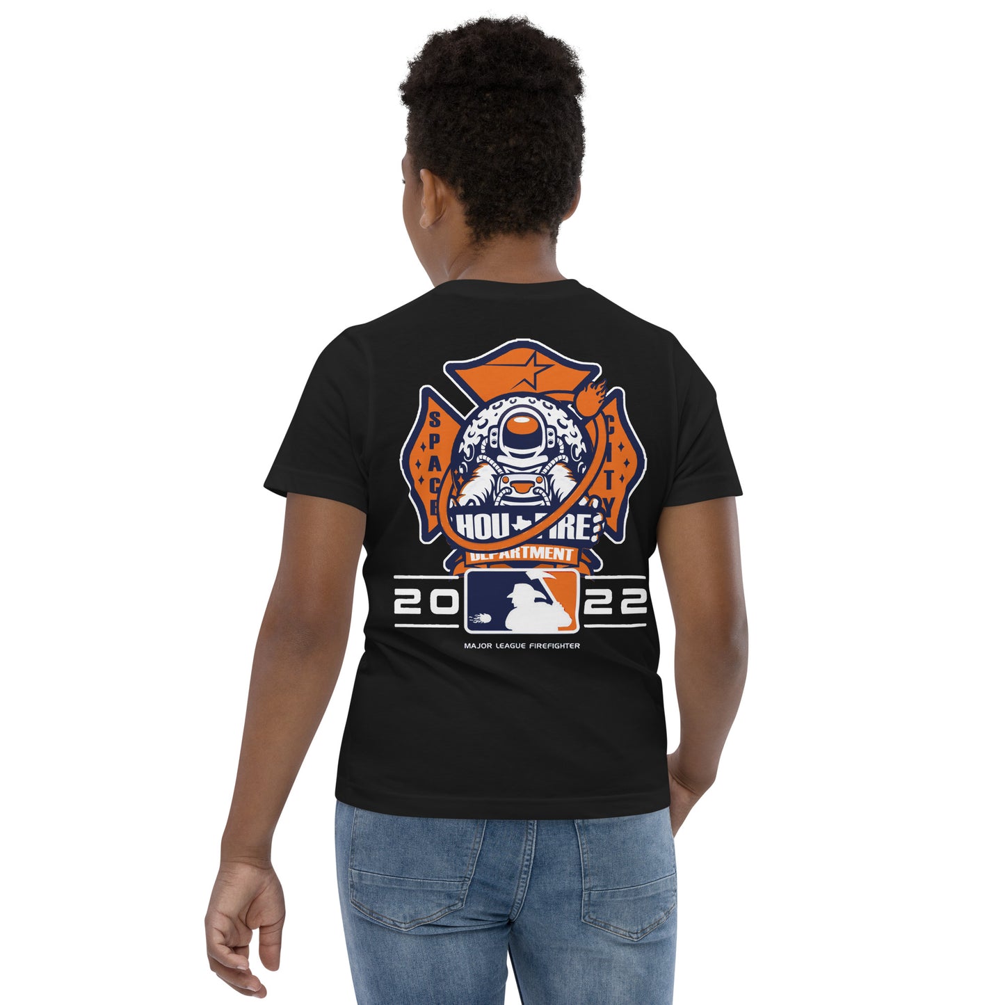 SPACE CITY HFD BASEBALL Youth jersey t-shirt