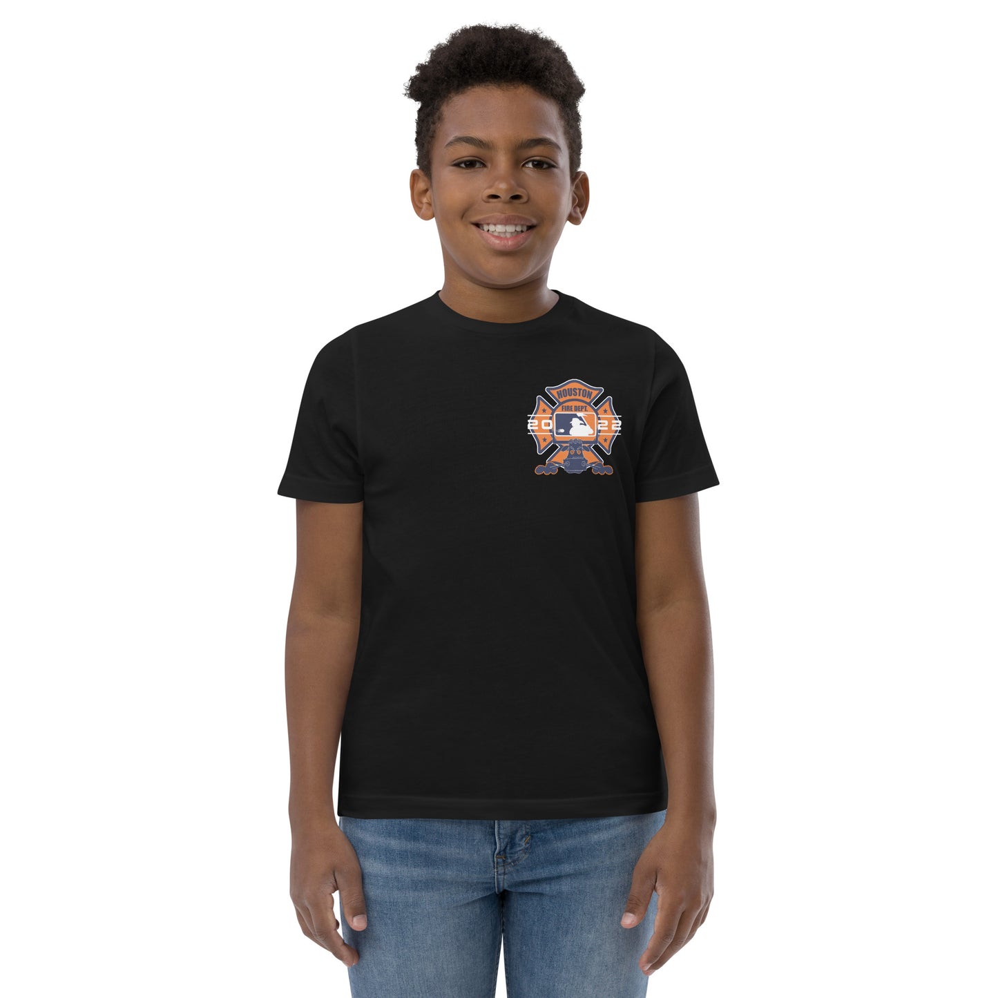 SPACE CITY HFD BASEBALL Youth jersey t-shirt