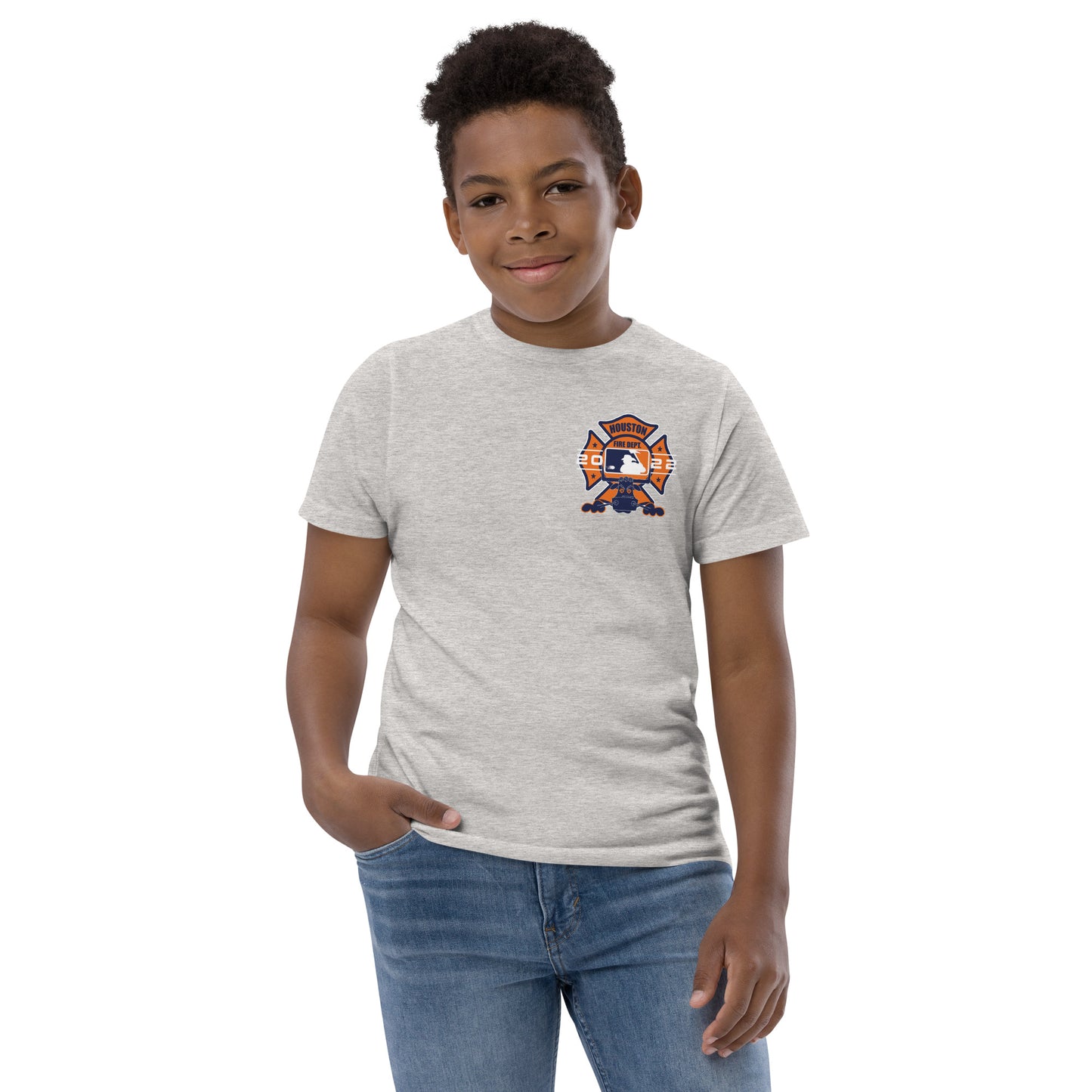 SPACE CITY HFD BASEBALL Youth jersey t-shirt