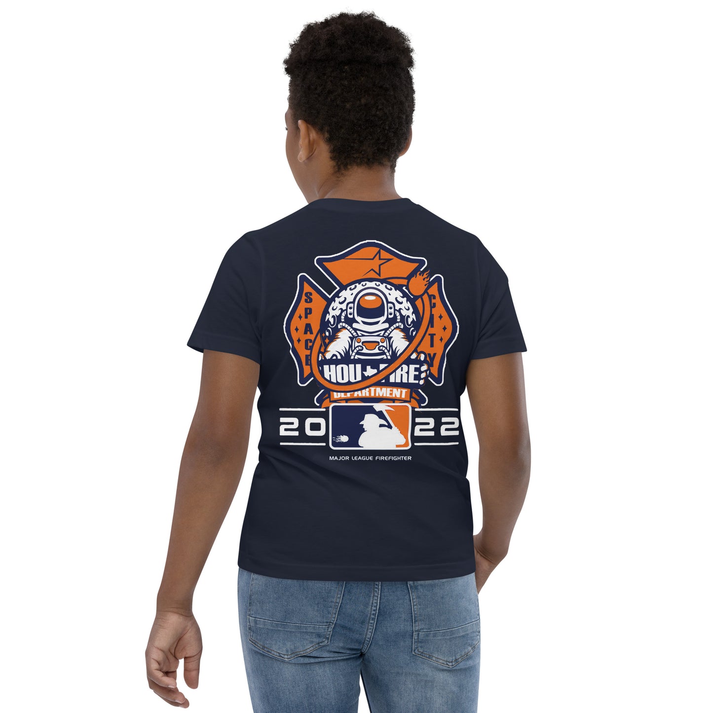 SPACE CITY HFD BASEBALL Youth jersey t-shirt